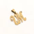 Colgante Oro 18k letras Iniciales con 2 cubics engarzados TF2 - comprar online