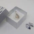 Colgante con forma de gota con leche materna y cordón umbilical y corazon de oro - comprar online