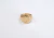 Anillo sello macizo de oro 18k. Chico Oval, Rect, redondo o cuadrado. Grabado. TF3 en internet