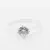 Imagen de Anillo Plata 925 Cintillo Solitario Compromiso Cubic Blanco