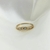 Anillo Cintillo Oro 18k Cinco Cubics Blancos TF1 - comprar online