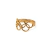 Anillo Oro 18k aros juegos olímpicos calado