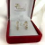 Par De Aros Argollas Cubanitos con piedras De Oro 18k Nena Mujer - comprar online
