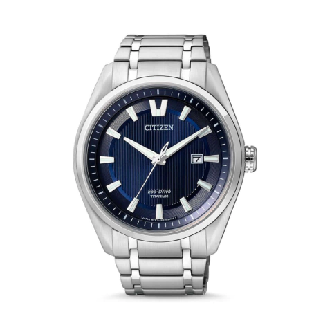 Reloj Citizen Hombre Ecodrive Titanium Aw1240-57l Zafiro