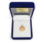 Imagen de Colgante Medalla de Oro 18K para grabar redonda 15mm.