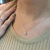 Conjunto Oro 18k cadena y dije corazón 6mm cubic blanco en internet