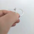 Anillo Plata 925 cintillo compromiso cubic central con medida regulable - tienda online