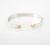 Pulsera Esclava Plata 925 Letra Y Corazón Oro 18 6mm - Joyerías Glow ing ® Desde 1999. Rosario. | Joyas y Relojes