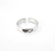 Anillo Plata 925 Cinta 4mm Con 1 Nombre Grabado Empavonado - tienda online