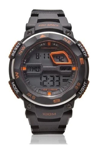 Reloj Hombre Pro Space Psh0059 -dir-8h Sumergible Crono