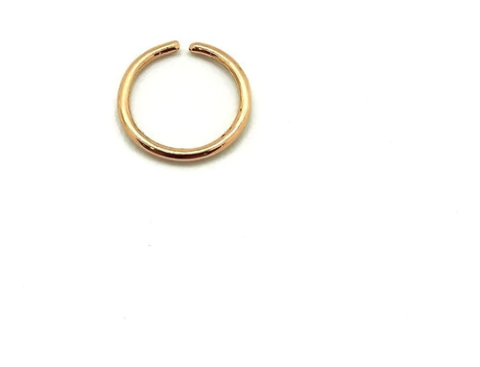 Aro Argollita Para Nariz De Oro 18k 8mm 0,3gr