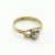 Imagen de Anillo Oro 18k Cintillo Compromiso Cubic Corazón 5mm