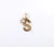 Colgante Dije Oro 18k Letra Con Corazón calado