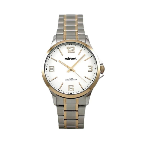 Reloj Mistral Hombre Acero Clásico Gmt-7171tt-09