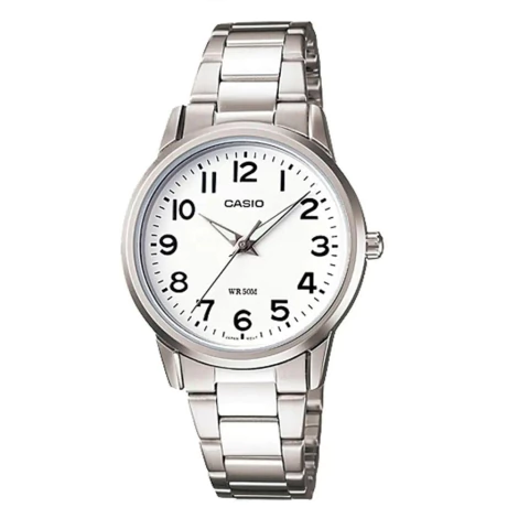 Reloj Casio Mujer Ltp-1303d-7b Acero Clásico