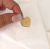 Dije Medalla Oro 18k Maciza Corazón con grabado 20mm