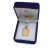 Colgante Medalla Oro 18k Rectangular Adultos/Comuniones - Joyerías Glow ing ® Desde 1999. Rosario. | Joyas y Relojes