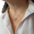 Conjunto cadena plata y corazón combinado con Oro 18k en internet