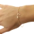 Pulsera Oro 18k con dije "Love" calado Mujer