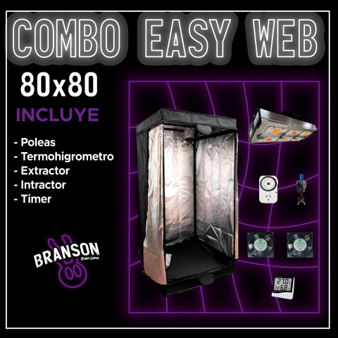 Combo Cultivo Indoor 80x80 Easy Web