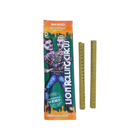 Blunt Lion Rolling Circus Hemps Wraps Mango