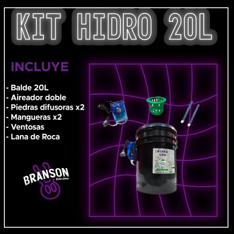 Kit Hidropónico 20L
