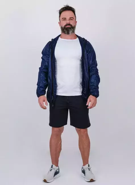 Campera rompimiento masculina ultralight marino - comprar online