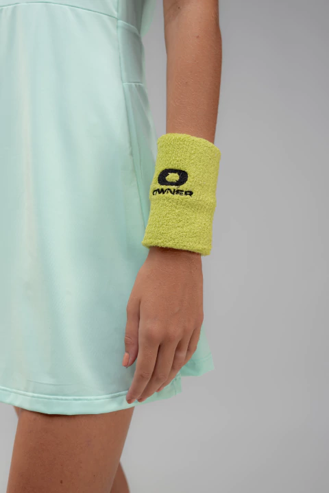 Muñequera amarillo neon