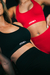 Tops deportivos corals halter red - Atenea Store