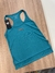 Musculosa deportiva slide verde esmeralda - Atenea Store