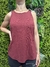 Musculosa deportiva nidia bordo - comprar online