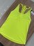 Musculosa deportiva entrelazada TRENZA amarillo - Atenea Store