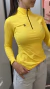 Imagen de Remera ML con cierre amarillo UV50+