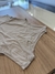 Musculosa honeycomb beige en internet
