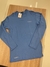 Remera manga larga bamboo natural blue