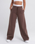 Pantalón over choco - comprar online