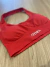 Tops deportivos corals halter red en internet