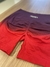 Calza corta deportiva niebla rojo - comprar online