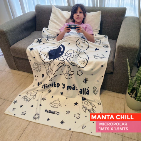 Manta Chill Micropolar Astronauta - comprar online