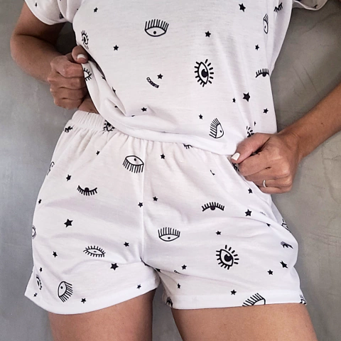 Short Ojitos Blancos