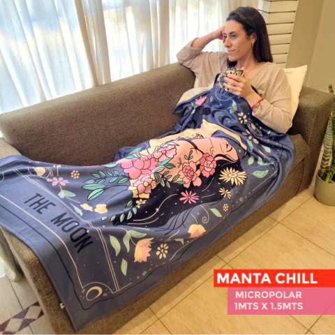 Manta Chill Micropolar The Moon - comprar online
