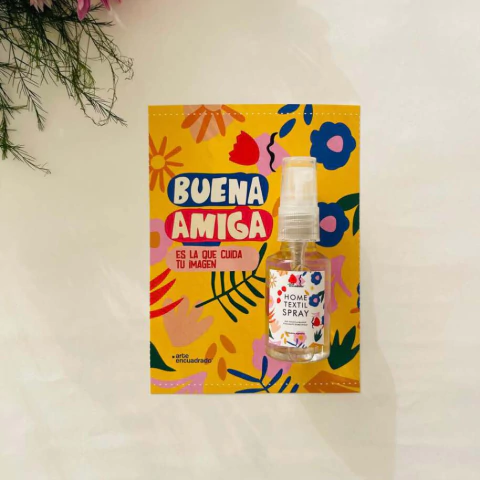 Tarjetón Home Spray "Día Del Amigo"