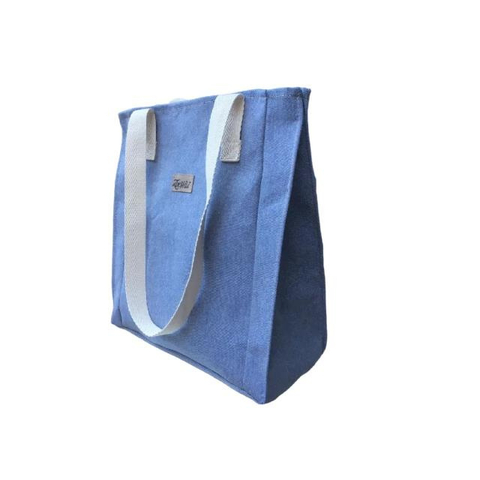 Bolso Playero Oxford Celeste
