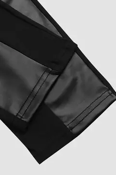 Bengaplus Chic Pantalón con Cuero Sintético - tienda online