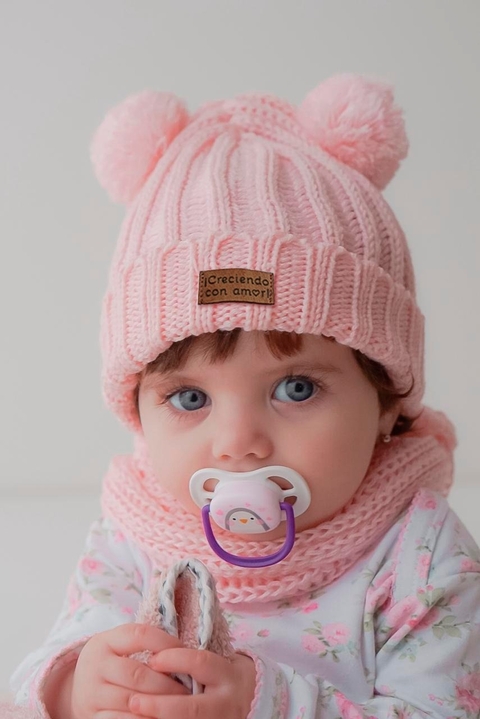 Gorro y bufanda de lana