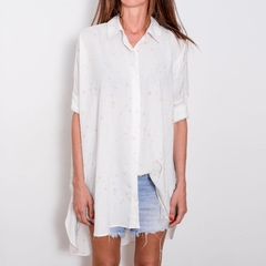 CAMISA ASAHI BLANCO CON CRUDO