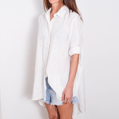 CAMISA ASAHI BLANCO CON CRUDO - comprar online