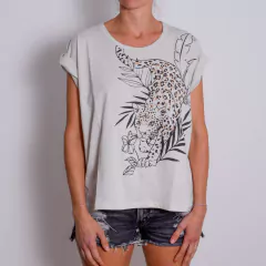 REMERA CORONA LEOPARDO