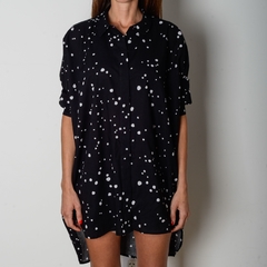 CAMISA ASAHI NEGRO CON BLANCO en internet