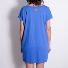 VESTIDO BECKS BEACH BUM AZUL en internet